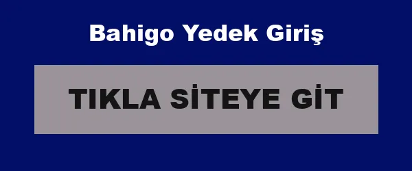 Bahigo Yedek Giriş infografik